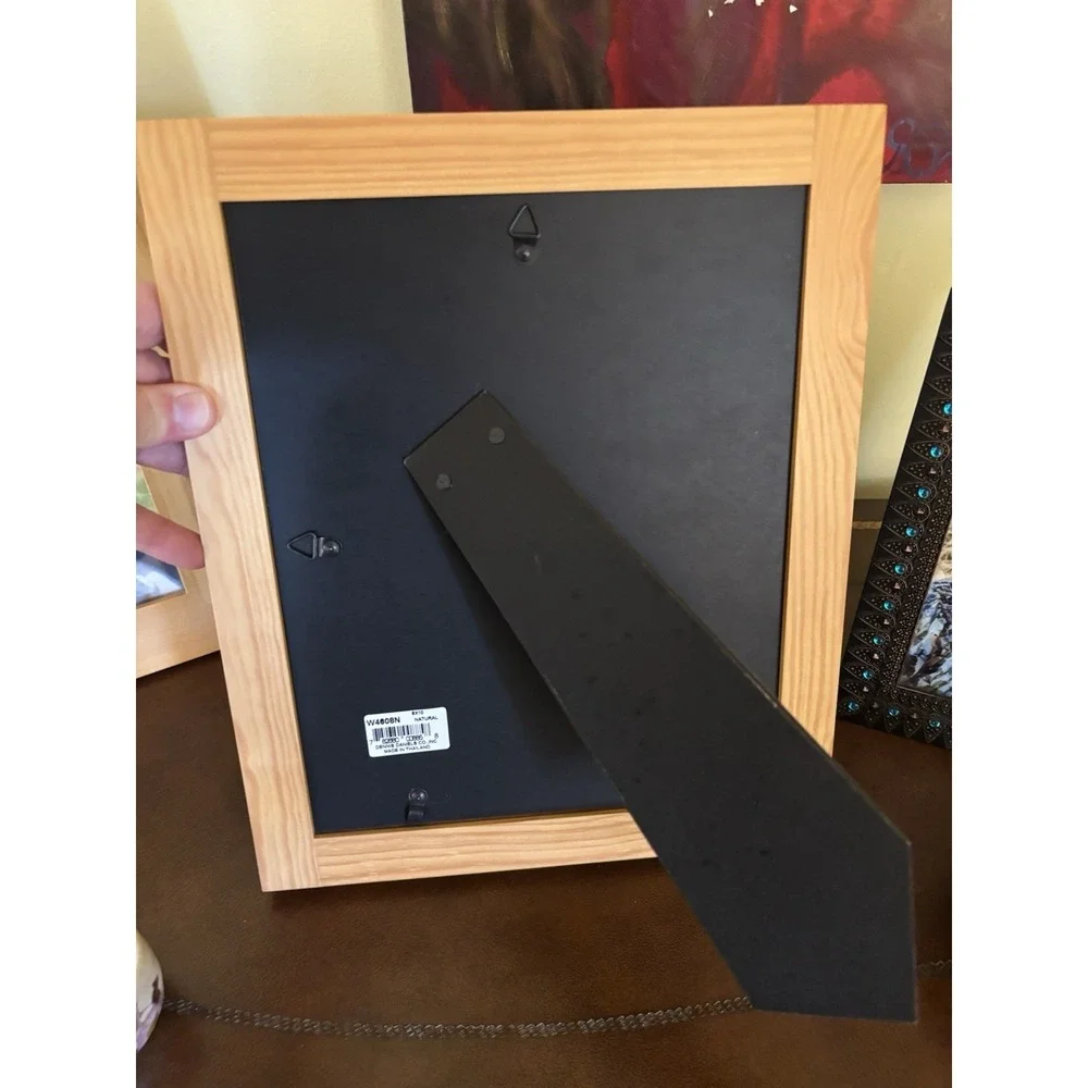 Y2K Wood Frame Fits 8x10 Photo Natural by Dennis Daniels Co. Pine Grain
